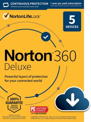 Norton 360 Deluxe - 5 Devices