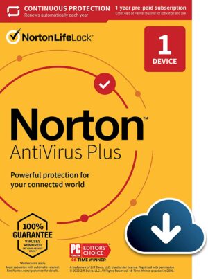 Norton AntiVirus Plus- 1 Device